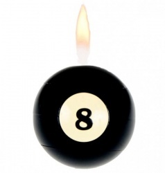 Бильярдная зажигалка Billiard Ball №8